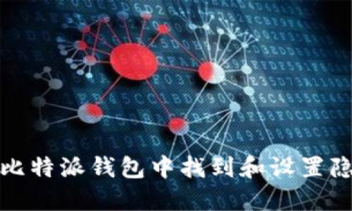 如何在比特派钱包中找到和设置隐私选项