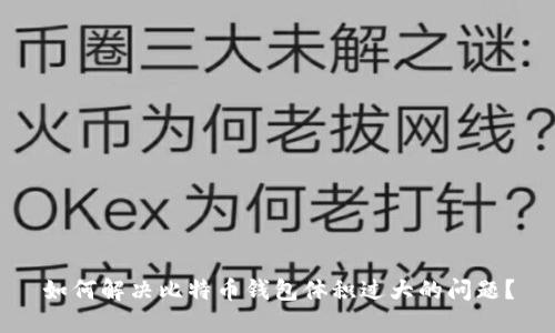 如何解决比特币钱包体积过大的问题？